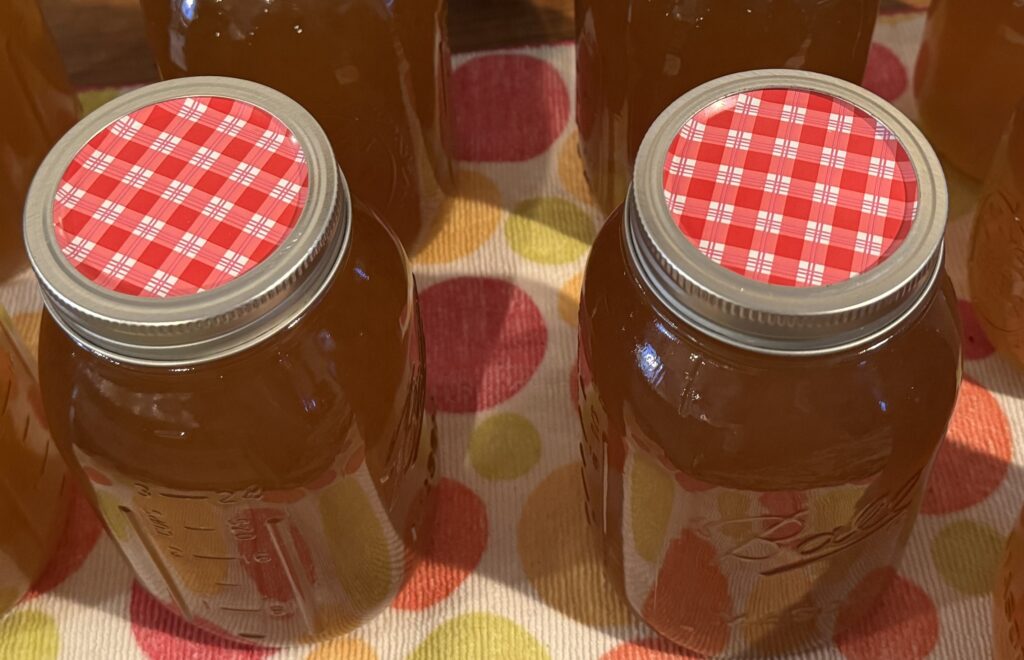 Maple syrup bottles