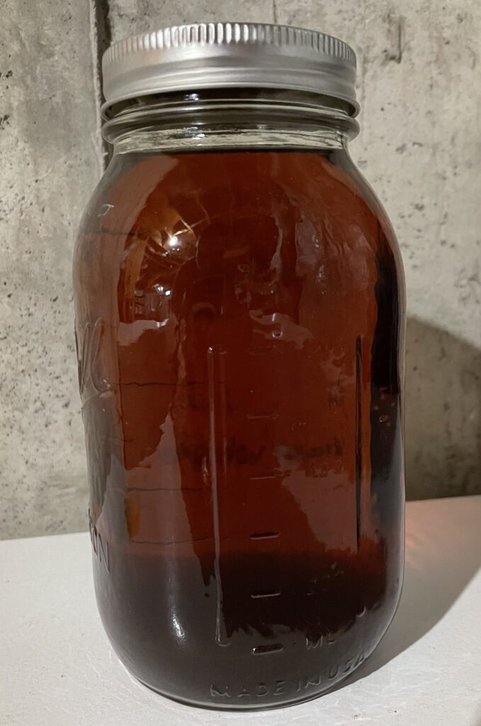 Half gallon of syrup