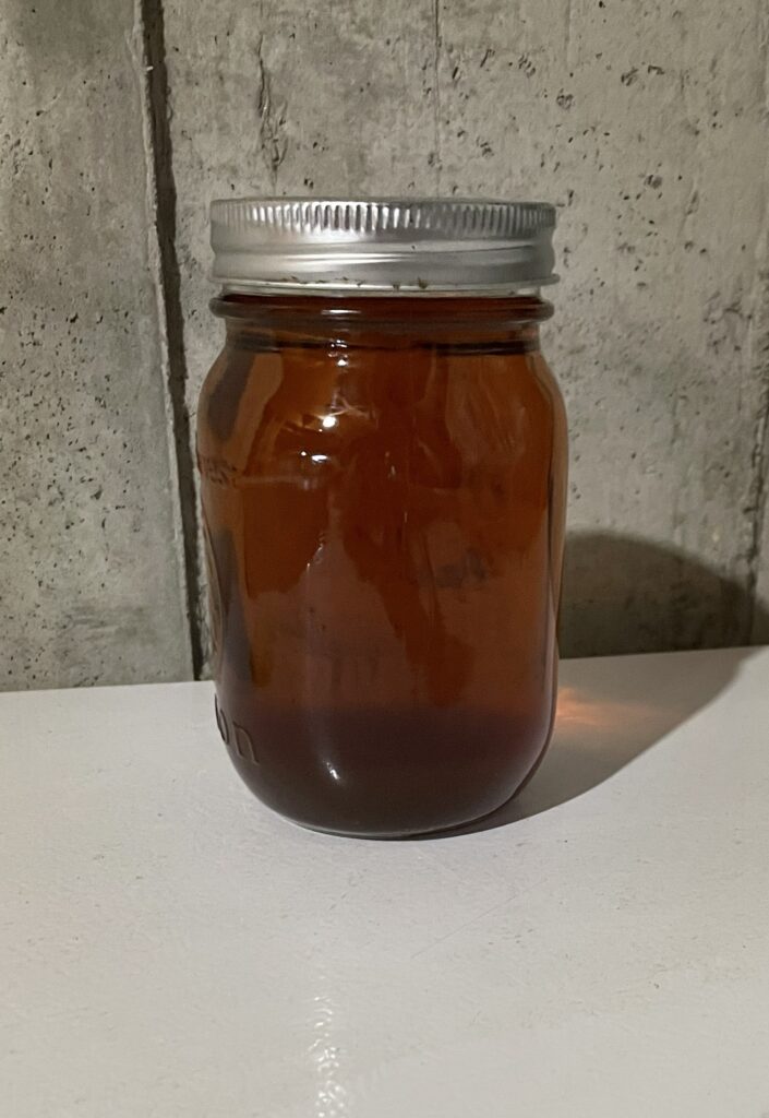 Pint of syrup