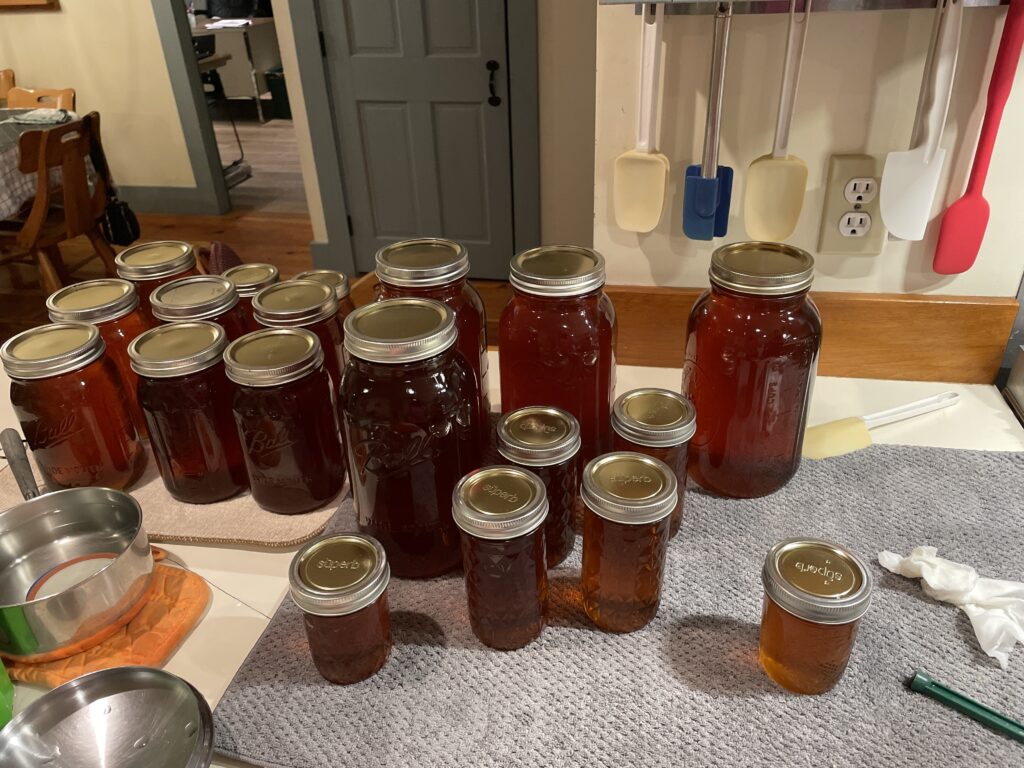 Bottled syrup